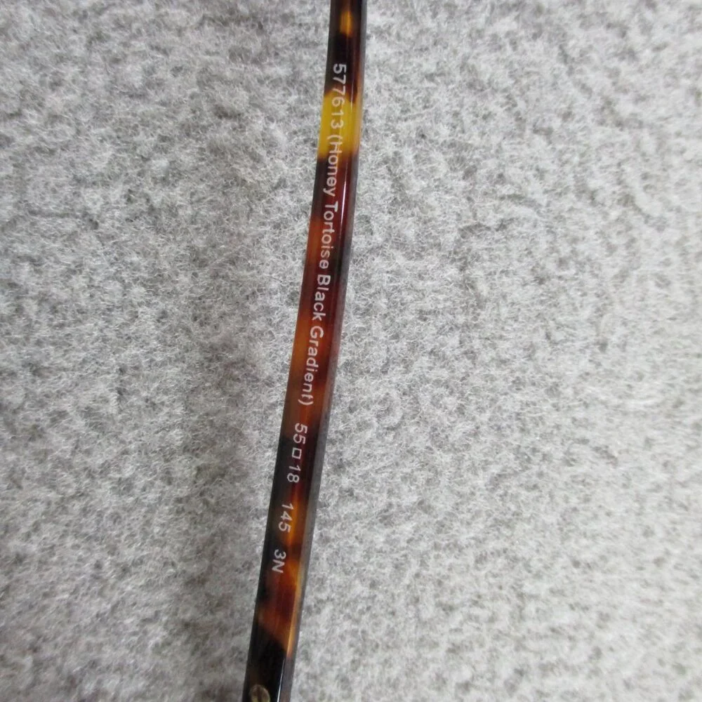 COACH Sunglasses Honey Tortoise Black Gradient 577613 55/18 Round Full Rim - Picture 4 of 4